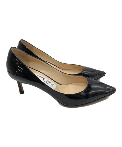 JIMMY CHOO（ジミーチュウ）JIMMY CHOO (ジミーチュウ) Romy 60ヒールパンプス ブラック サイズ:SIZE 36の古着・服飾アイテム