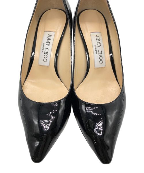 JIMMY CHOO（ジミーチュウ）JIMMY CHOO (ジミーチュウ) Romy 60ヒールパンプス ブラック サイズ:SIZE 36の古着・服飾アイテム