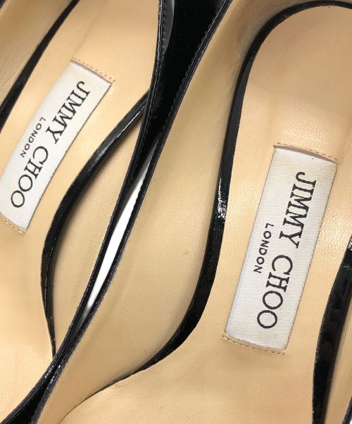 JIMMY CHOO（ジミーチュウ）JIMMY CHOO (ジミーチュウ) Romy 60ヒールパンプス ブラック サイズ:SIZE 36の古着・服飾アイテム