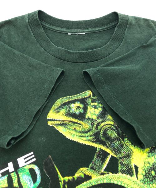 BUDWEISER（バドワイザー）BUDWEISER (バドワイザー) プリントTシャツ グリーン サイズ:身幅57.5cmの古着・服飾アイテム