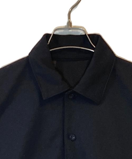 N.HOOLYWOOD（エヌ ハリウッド）N.HOOLYWOOD (エヌ ハリウッド) POLYESTER POLO SHIRT ブラック サイズ:36の古着・服飾アイテム