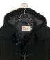 中古・古着 Traditional Weatherwear (トラディショナルウェザーウェア) ヘリンボーン ダッフル ロングコート ブラック サイズ:SIZE XXS：9000円