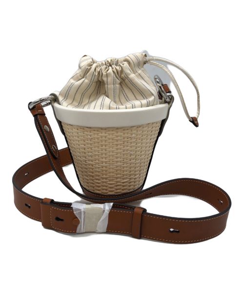 Maison Margiela（メゾンマルジェラ）Maison Margiela (メゾンマルジェラ) ファイヤ バケットバッグ ショルダーバッグ ベージュの古着・服飾アイテム