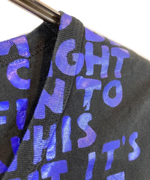 MARTIN MARGIELA（マルタン・マルジェラ）Martin Margiela (マルタン・マルジェラ) エイズTシャツ ブラック サイズ:Sの古着・服飾アイテム