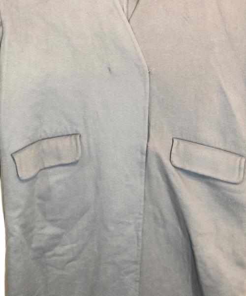 CYCLAS（シクラス）CYCLAS (シクラス) ダブルフェイスVネックリバーコート ブルー サイズ:SIZE 34の古着・服飾アイテム