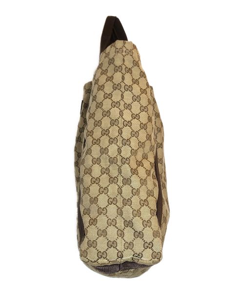 GUCCI（グッチ）GUCCI (グッチ) GGキャンバストートバッグ ブラウン サイズ:下記参照の古着・服飾アイテム