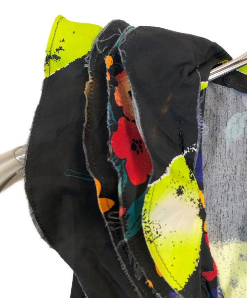 tricot COMME des GARCONS（トリココムデギャルソン）tricot COMME des GARCONS (トリココムデギャルソン) フルーツモチーフノースリーブワンピース ブラック サイズ:SIZE Mの古着・服飾アイテム