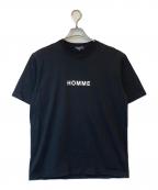 COMME des GARCONS HOMMEコムデギャルソン オム）の古着「Tシャツ」｜ブラック