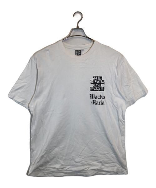 THE BLACK EYE PATCH（ブラックアイパッチ）THE BLACK EYE PATCH (ブラックアイパッチ) WACKO MARIA (ワコマリア) 黒眼帯天国東京Tシャツ ホワイト サイズ:SIZE XLの古着・服飾アイテム
