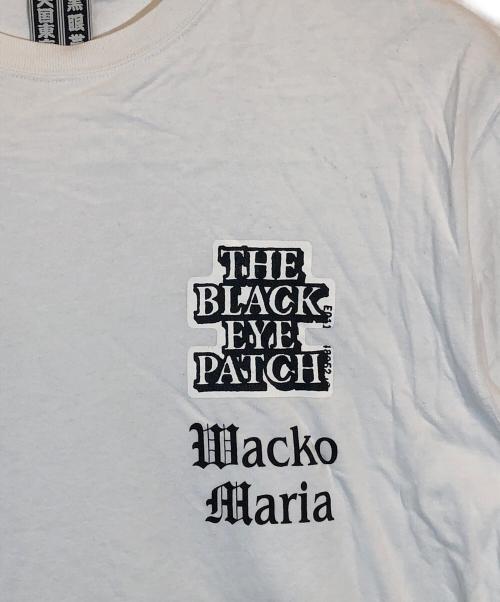 THE BLACK EYE PATCH（ブラックアイパッチ）THE BLACK EYE PATCH (ブラックアイパッチ) WACKO MARIA (ワコマリア) 黒眼帯天国東京Tシャツ ホワイト サイズ:SIZE XLの古着・服飾アイテム
