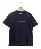 Yohji Yamamoto pour homme×New Eraヨウジヤマモト プールオム×ニューエラ）の古着「ロゴカットソー」｜ブラック
