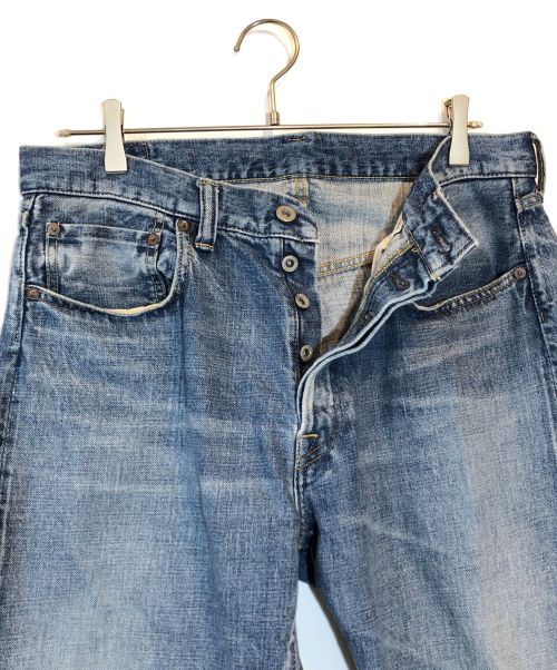 cee jeanss（シィ―ジーンズ）cee jeanss (シィ―ジーンズ) 赤耳デニムパンツ インディゴ サイズ:SIZE 34 ウエスト42cm 股下76cmの古着・服飾アイテム