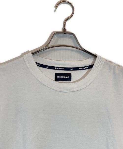 DESCENDANT（ディセンダント）DESCENDANT (ディセンダント) ORGANIC COTTON SS ホワイト サイズ:SIZE 2の古着・服飾アイテム