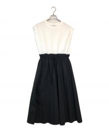 JOURNAL STANDARD relume（ジャーナルスタンダード レリューム）の古着「ウォッシャブルフレンチスリーブドッキングワンピース」｜ホワイト