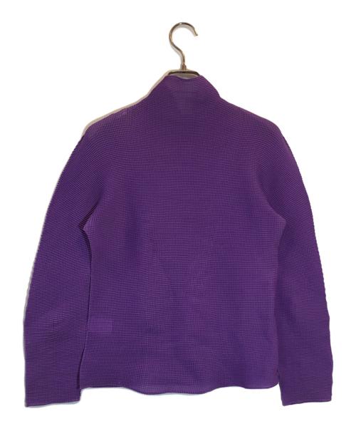 me ISSEY MIYAKE（ミーイッセイ ミヤケ）me ISSEY MIYAKE (ミーイッセイ ミヤケ) カットソー パープル サイズ:不明の古着・服飾アイテム