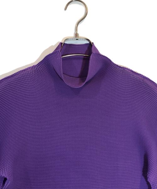 me ISSEY MIYAKE（ミーイッセイ ミヤケ）me ISSEY MIYAKE (ミーイッセイ ミヤケ) カットソー パープル サイズ:不明の古着・服飾アイテム