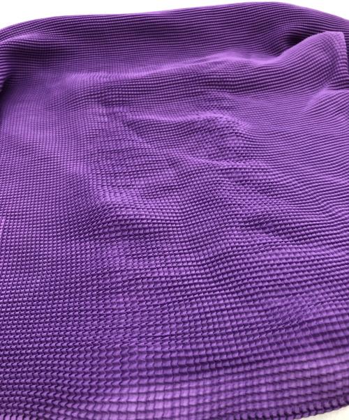 me ISSEY MIYAKE（ミーイッセイ ミヤケ）me ISSEY MIYAKE (ミーイッセイ ミヤケ) カットソー パープル サイズ:不明の古着・服飾アイテム