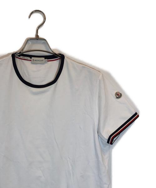 MONCLER（モンクレール）MONCLER (モンクレール) リンガーTシャツ/MAGLIA T-SHIRT ホワイト サイズ:SIZE Lの古着・服飾アイテム