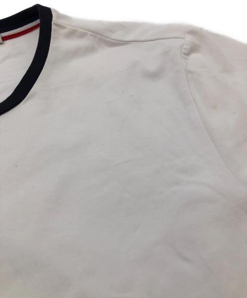 MONCLER（モンクレール）MONCLER (モンクレール) リンガーTシャツ/MAGLIA T-SHIRT ホワイト サイズ:SIZE Lの古着・服飾アイテム