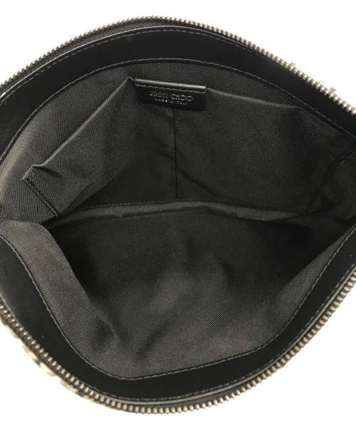 JIMMY CHOO（ジミーチュウ）JIMMY CHOO (ジミーチュウ) クラッチバッグ ブラック サイズ:下記参照の古着・服飾アイテム