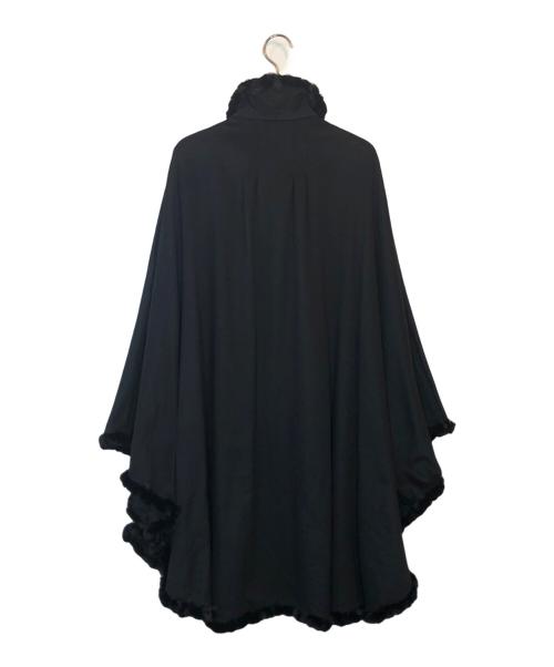 FENDI（フェンディ）FENDI (フェンディ) カシミヤケープ ブラック サイズ:ORの古着・服飾アイテム