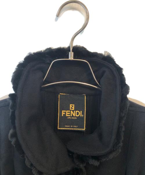 FENDI（フェンディ）FENDI (フェンディ) カシミヤケープ ブラック サイズ:ORの古着・服飾アイテム