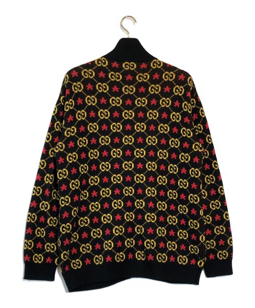 GUCCI（グッチ）GUCCI (グッチ) 20AW GGスタージップアップニット ブラック サイズ:Sの古着・服飾アイテム