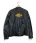 HARLEY-DAVIDSON (ハーレーダビッドソン) 加工シングルライダースジャケット ブラック サイズ:M：27000円