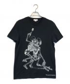 ALEXANDER McQUEENアレキサンダーマックイーン）の古着「スカルプリントTシャツ」｜ブラック