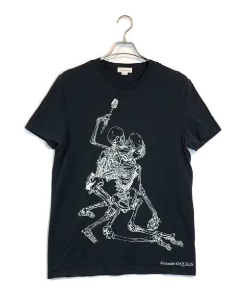 ALEXANDER McQUEEN（アレキサンダーマックイーン）ALEXANDER McQUEEN (アレキサンダーマックイーン) スカルプリントTシャツ ブラック サイズ:Mの古着・服飾アイテム