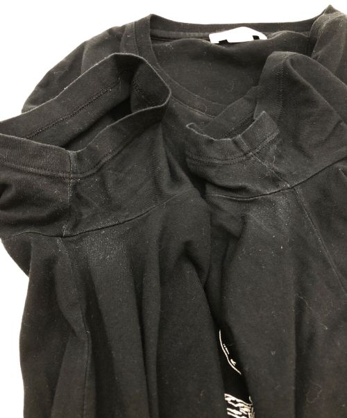 ALEXANDER McQUEEN（アレキサンダーマックイーン）ALEXANDER McQUEEN (アレキサンダーマックイーン) スカルプリントTシャツ ブラック サイズ:Mの古着・服飾アイテム