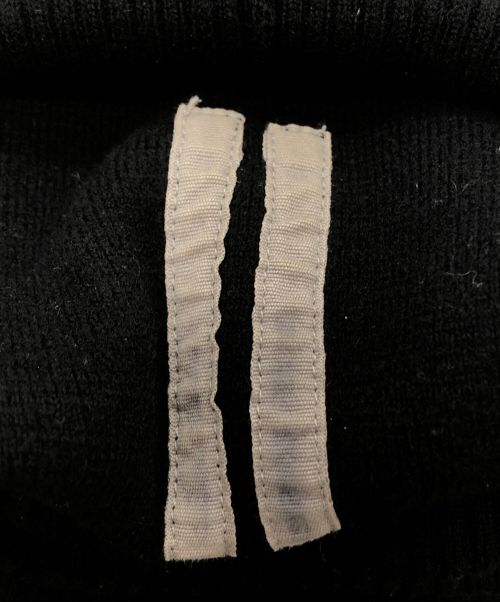 RICK OWENS（リックオウエンス）RICK OWENS (リックオウエンス) ウールタートルネックニット ブラック サイズ:XSの古着・服飾アイテム