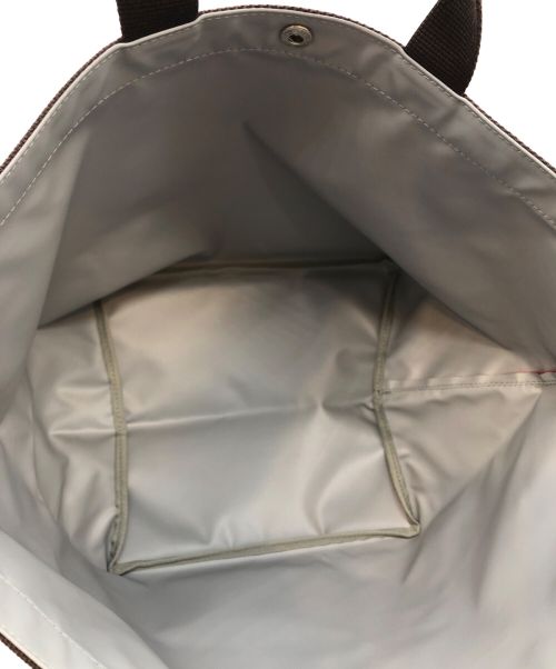 Herve Chapelier（エルベシャプリエ）Herve Chapelier (エルベシャプリエ) コーデュラナイロン舟形トートバック サンギーヌ×モカ サイズ:下記参照の古着・服飾アイテム