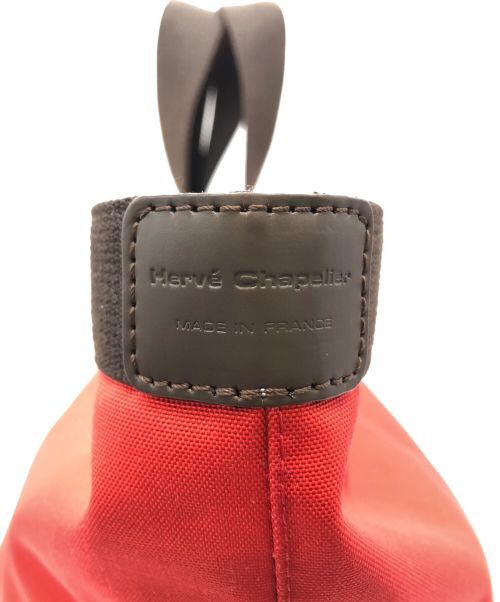 Herve Chapelier（エルベシャプリエ）Herve Chapelier (エルベシャプリエ) コーデュラナイロン舟形トートバック サンギーヌ×モカ サイズ:下記参照の古着・服飾アイテム