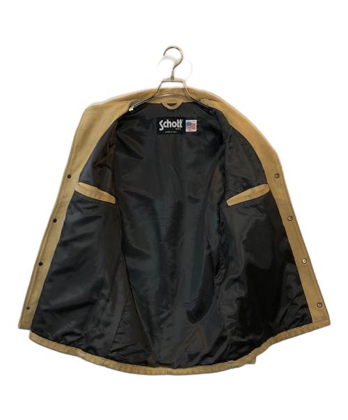 Schott（ショット）Schott (ショット) スウェードレザーコート ブラウン サイズ:36の古着・服飾アイテム