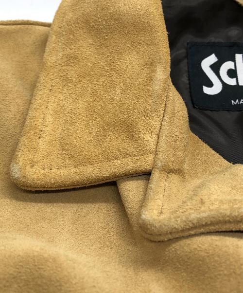 Schott（ショット）Schott (ショット) スウェードレザーコート ブラウン サイズ:36の古着・服飾アイテム