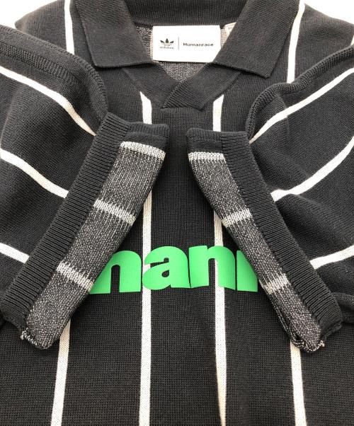 adidas（アディダス）adidas (アディダス) humanrace (ヒューマンレース) ニットジャージ グレー サイズ:SIZE Mの古着・服飾アイテム