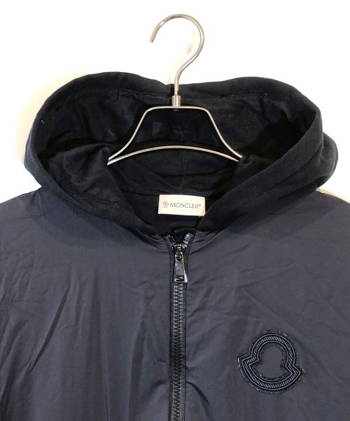 MONCLER（モンクレール）MONCLER (モンクレール) 切替フーデットワンピース ネイビー サイズ:SIZE 14(164cm)の古着・服飾アイテム