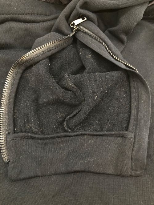 MONCLER（モンクレール）MONCLER (モンクレール) 切替フーデットワンピース ネイビー サイズ:SIZE 14(164cm)の古着・服飾アイテム