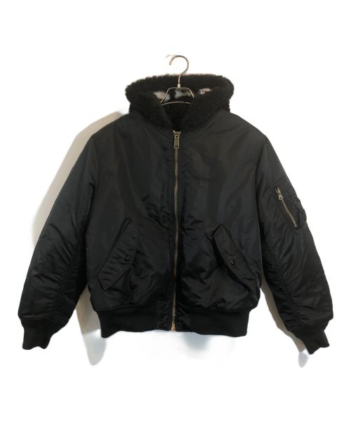 SUPREME（シュプリーム）SUPREME (シュプリーム) フェイクファー リバーシブル MA1 ブラック サイズ:SIZE Mの古着・服飾アイテム