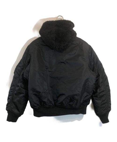 SUPREME（シュプリーム）SUPREME (シュプリーム) フェイクファー リバーシブル MA1 ブラック サイズ:SIZE Mの古着・服飾アイテム