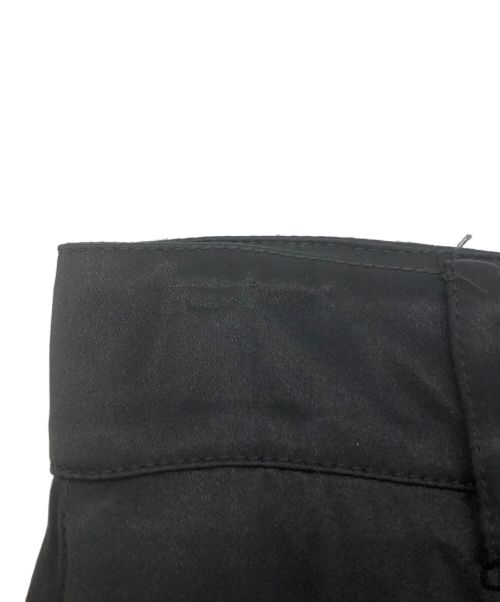 PRADA（プラダ）PRADA (プラダ) シルク混サテンスリットロングスカート ブラック サイズ:SIZE 40の古着・服飾アイテム