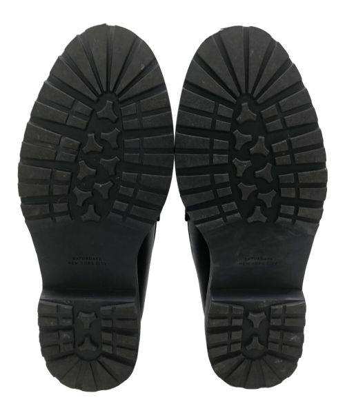 SATURDAYS SURF NYC（サタデーズサーフニューヨーク）SATURDAYS SURF NYC (サタデーズサーフニューヨーク) Idris Loafer ブラック サイズ:US9の古着・服飾アイテム