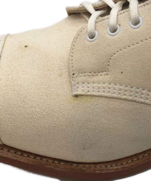 SANDERS（サンダース）SANDERS (サンダース) TOMORROW LAND (トゥモローランド) Military Derby shoe ホワイト サイズ:8.5の古着・服飾アイテム