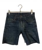 GUCCIグッチ）の古着「デニムハーフパンツ」｜インディゴ