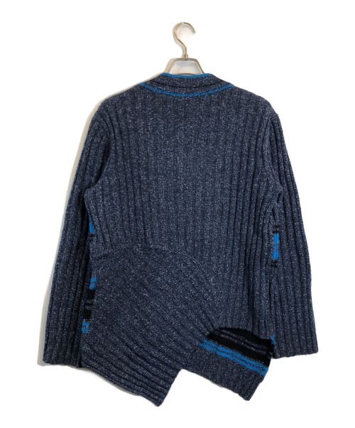 KIKO KOSTADINOV（キコ・コスタディノフ）KIKO KOSTADINOV (キコ・コスタディノフ) ニット ブルー×グレー サイズ:SIZE Lの古着・服飾アイテム