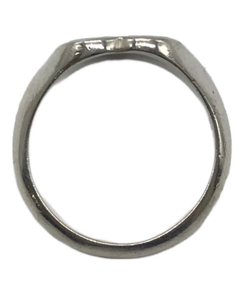 GUCCI（グッチ）GUCCI (グッチ) インターロッキングG エナメルハートリング シルバー サイズ:10号の古着・服飾アイテム