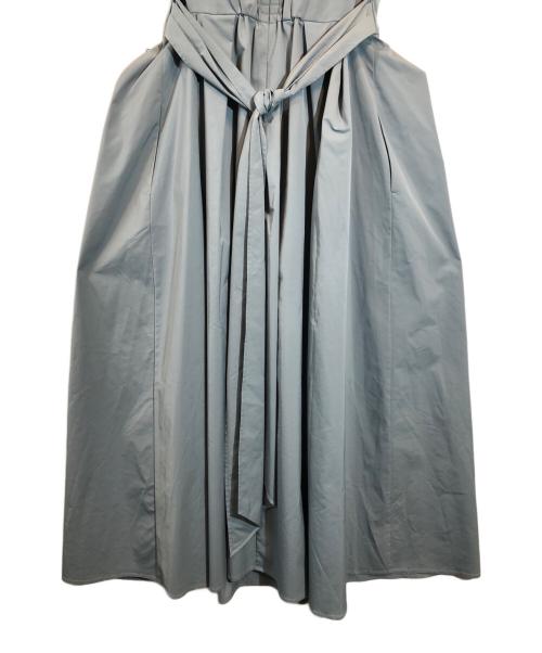 FRAY ID（フレイ アイディー）FRAY ID (フレイ アイディー) フレンチショルダータフタドレス ブルー サイズ:1 未使用品の古着・服飾アイテム