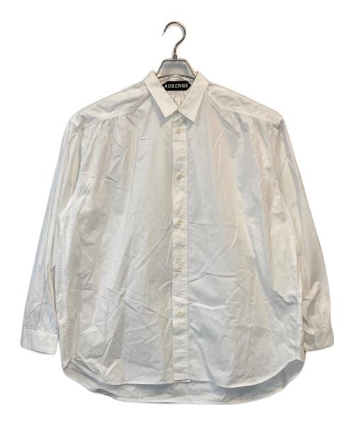AUBERGE（オーベルジュ）AUBERGE (オーベルジュ) ギャザーシャツ ホワイト サイズ:44の古着・服飾アイテム
