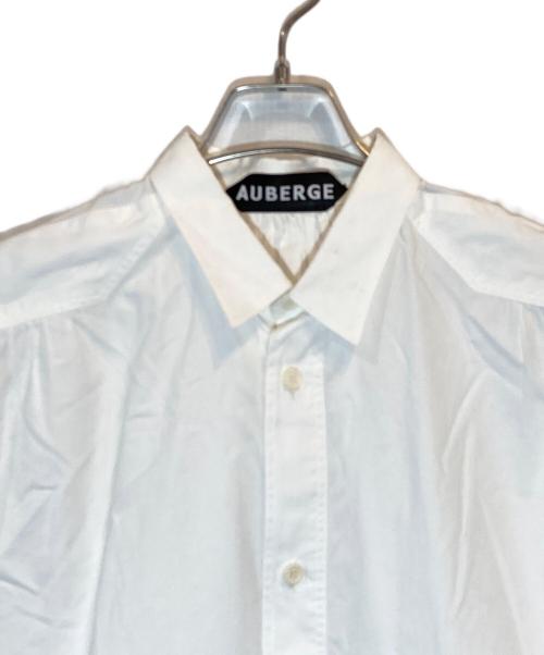 AUBERGE（オーベルジュ）AUBERGE (オーベルジュ) ギャザーシャツ ホワイト サイズ:44の古着・服飾アイテム